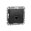 SCHNEIDER SDD114466 ÚJ SEDNA 1xRJ45 Cat6A UTP aljzat, antracit