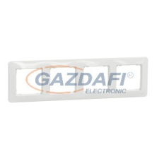 SCHNEIDER SDD311804 SEDNA DESIGN Négyes keret, univerzális, fehér villanyszerelés