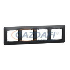 SCHNEIDER SDD314804 SEDNA DESIGN Négyes keret, univerzális, antracit villanyszerelés