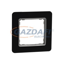 SCHNEIDER SDD361801 SEDNA ELEMENTS Egyes keret, kristályfekete villanyszerelés