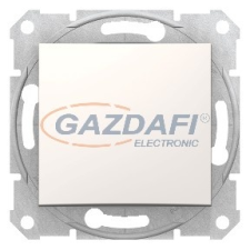 SCHNEIDER SDN0100123 SEDNA Egypólusú kapcsoló, rugós bekötés, 10AX, krém (101) villanyszerelés