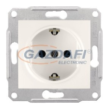 SCHNEIDER SDN3001823 SEDNA 2P+F csatlakozóaljzat, rugós bekötés, bézs villanyszerelés