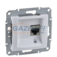 SCHNEIDER SDN4700121 SEDNA 1xRJ45 Cat6 UTP aljzat, fehér villanyszerelés
