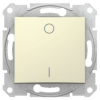 SCHNEIDER Sedna 102 2P kapcsoló betét közp. fedéllel bézs süllyesztett csavaros IP20 Schneider