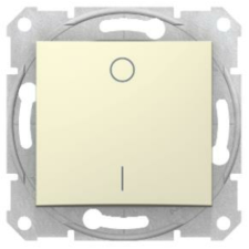 SCHNEIDER Sedna 102 2P kapcsoló betét közp. fedéllel bézs süllyesztett csavaros IP20 Schneider villanyszerelés