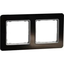 SCHNEIDER SEDNA ELEMENTS Kettes keret, univerzális, kristályfekete villanyszerelés