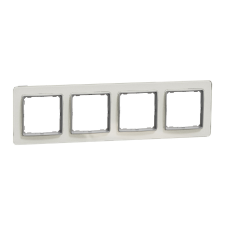 SCHNEIDER SEDNA ELEMENTS Négyes keret, univerzális, opál villanyszerelés