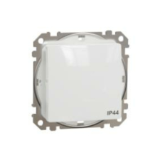 SCHNEIDER SednaÚj 101 1P kapcsoló betét adapterrel fehér süllyesztett IP44 billentyű/gomb Schneider villanyszerelés