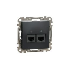 SCHNEIDER SednaÚj adatcsatlakozó dugalj UTP RJ45 8(8) Cat5e süllyesztett antracit Schneider - SDD114452 villanyszerelés