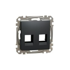 SCHNEIDER SednaÚj fedlap RJ45 adatcsatlakozóhoz műanyag antracit AMP MOLEX KELINE Schneider - SDD114444C villanyszerelés