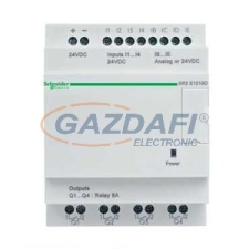 SCHNEIDER SR2E121B 12 I/O, 4 analóg bemenet, relés, 24VAC villanyszerelés