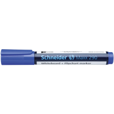 SCHNEIDER Tábla- és flipchart marker 2-3mm, kerek végű Schneider Maxx 290 kék filctoll, marker