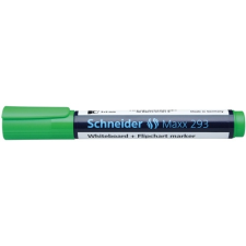 SCHNEIDER Tábla- és flipchart marker 2-5mm, vágott végű Schneider Maxx 293 zöld filctoll, marker