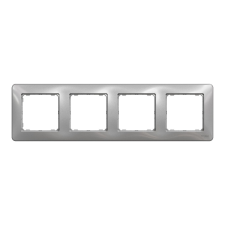 SCHNEIDER Új Sedna Design Négyes keret univerzális alumínium villanyszerelés