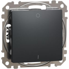 SCHNEIDER ÚJ SEDNA Kétpólusú kapcsoló, rugós bekötés, 10AX, (102), antracit villanyszerelés