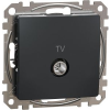 SCHNEIDER ÚJ SEDNA TV aljzat, átmenő, 7 dB, antracit