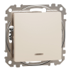 SCHNEIDER ÚJ SEDNA Váltókapcsoló, EF, 10AX, bézs