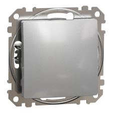 SCHNEIDER ÚJ SEDNA Váltókapcsoló, rugós bekötés, 10AX, (106), alumínium villanyszerelés