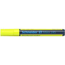 SCHNEIDER Üvegtábla marker, 1-3 mm, SCHNEIDER  "Maxx 245", sárga filctoll, marker