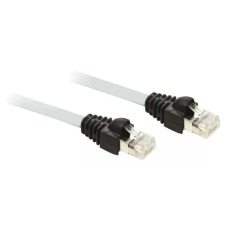 SCHNEIDER VW3A1104R50 5m-es összekötő kábel grafikus kezelőterminálhoz (2db RJ45) villanyszerelés