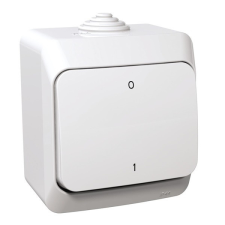 SCHNEIDER WDE000520 CEDAR PLUS IP44/fehér kétpólusú kapcsoló villanyszerelés