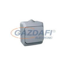 SCHNEIDER WDE000611 CEDAR PLUS Egypólusú nyomó, IP44, szürke (101N) villanyszerelés