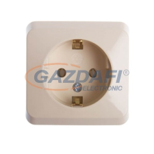 SCHNEIDER WDE001180 PRIMA 2P+F csatlakozóaljzat, 16A, krém villanyszerelés