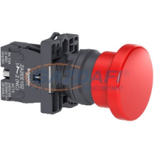 SCHNEIDER XA2EC42 Harmony Easy Series Ø22 Nyomógomb, Ø40 gombafejű, piros, 1NC villanyszerelés