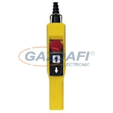 SCHNEIDER XACA2113 2 nyomógomb+vészgomb, mechanikus retesz, NO érintk., gumisapka villanyszerelés