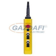 SCHNEIDER XACB4913 4 nyomógomb, mechanikus retesz, 2 pólus, +vészgomb, 2,2kW villanyszerelés