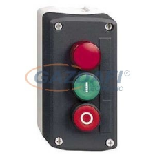 SCHNEIDER XALD363M Tokozott nyomógomb 2 gombos + jelzől. villanyszerelés