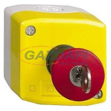 SCHNEIDER XALK188G Tokozott nyomógomb, 1 kulcs. vészgomb villanyszerelés