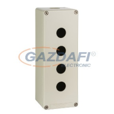 SCHNEIDER XAPG49504 Harmony Üres fém doboz 80 x 220 mm, 4 kivágás villanyszerelés