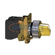 SCHNEIDER XB4BK125B5 LED-es választókapcsoló, sárga, 24V, N/O+N/C villanyszerelés