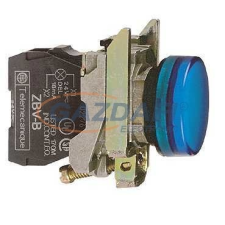 SCHNEIDER XB4BVM6 LED-es jelzőlámpa, kék, 230V világítás