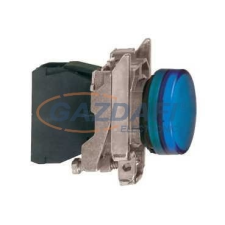 SCHNEIDER XB4BVM6EX ATEX D LED jelzőlámpa, fém, kék, 240VAC világítás