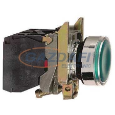 SCHNEIDER XB4BW33M5 LED-es világító nyomógomb, zöld, 230V villanyszerelés