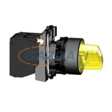 SCHNEIDER XB5AK125B5 LED-es vil.választókapcsoló, sárga, 24V villanyszerelés