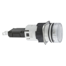 SCHNEIDER XB6-AV1BB kompl. jelzőlámpa, kerek, fehér villanyszerelés