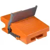 SCHNEIDER XPER810 Pedál, fém, narancs, 1N/C+N/O, reteszelt