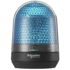 SCHNEIDER XVR3M06S Multifunkciós forgó jelzőegység, LED, 100mm, IP23, kék, berregővel, 100-230VAC villanyszerelés