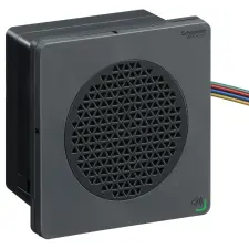 SCHNEIDER XVSV9BBN 96x96 elektromos hangjelző, NPN 24 VDC, fekete villanyszerelés