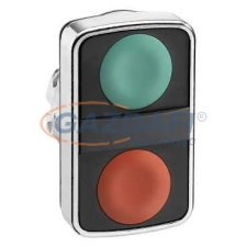 SCHNEIDER ZB4BA7340 Fémfejű dupla nyomógomb villanyszerelés
