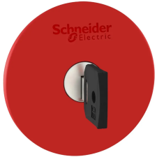 SCHNEIDER ZB4BS964 Kulcsos vészgombfej, átm:60mm, piros villanyszerelés