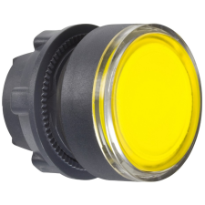  SCHNEIDER ZB5AH083 Harmony műanyag világító nyomógomb fej, Ø22, nyomó-nyomó, sárga villanyszerelés