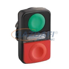 SCHNEIDER ZB5AL7340 Kettősfejű nyomógomb, műanyag villanyszerelés