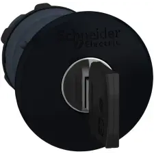 SCHNEIDER ZB5AS12 Kulcsos vészgombfej, átm:40 mm, fekete villanyszerelés