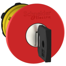 SCHNEIDER ZB5AS944 Kulcsos vészgombfej átm:40mm piros villanyszerelés