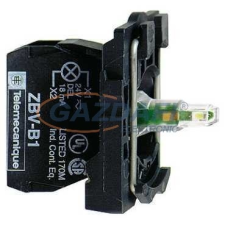 SCHNEIDER ZB5AVB1 LED-es jelzőlámpa aljzat fehér, 24V világítás