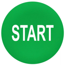 SCHNEIDER ZBA333 Fedőlapka nyomógombhoz zöld, "START" villanyszerelés